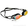 Porfessional Racing Swimming Goggles , Safety Goggle Glasses With Wide Peripheral Lens